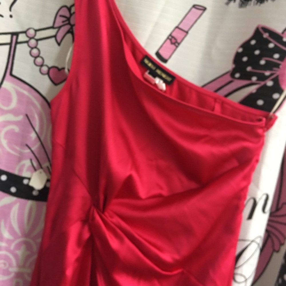 Women long evening red dress - Picture 2 of 7